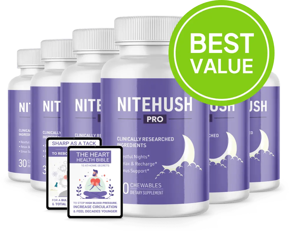 NiteHush Pro 6 bottle