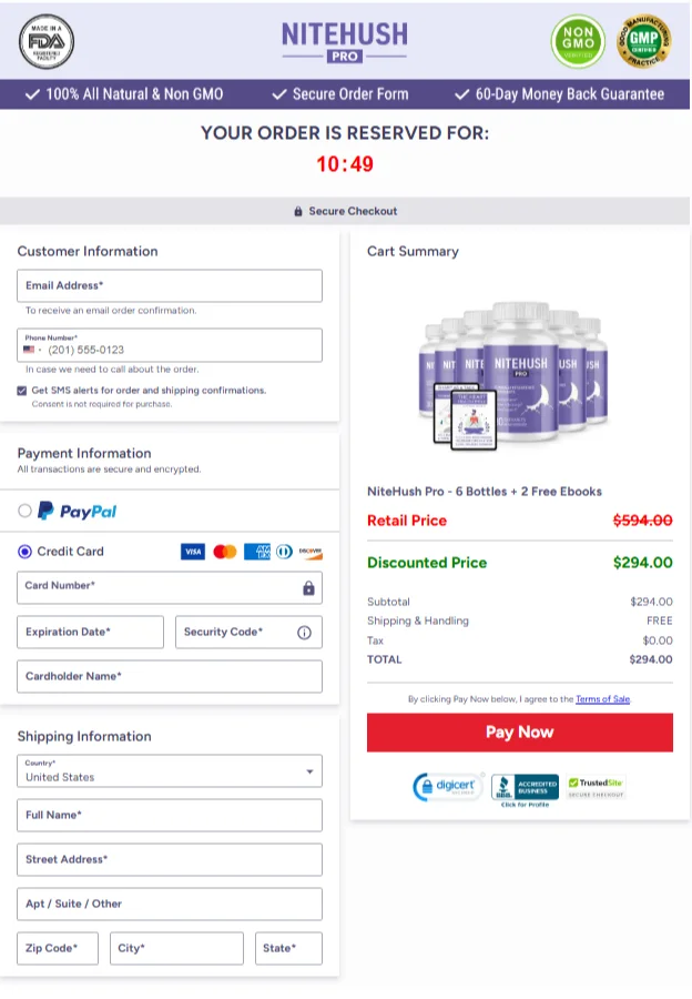 Ikaria Lean Belly Juice NiteHush Pro Order Page